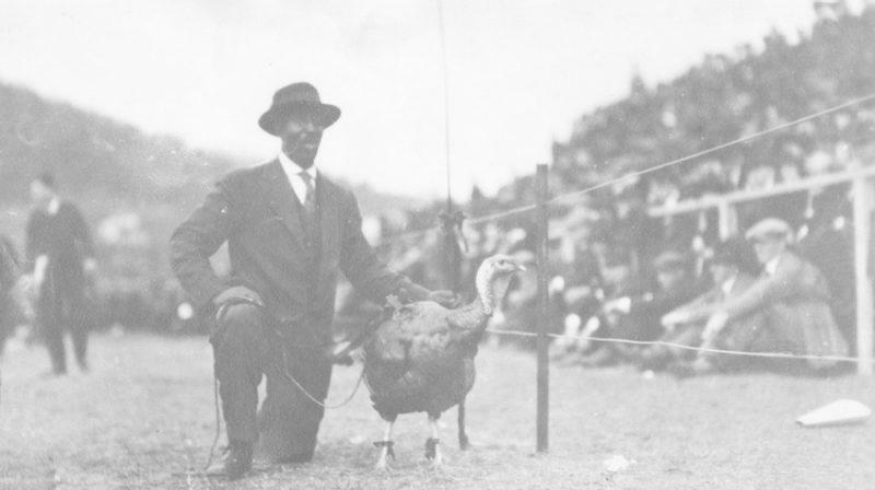 1921年，弗洛伊德·米德和VPI吉祥物